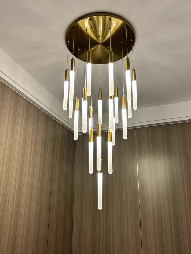 Modern Cylindrical LED Pendant Light for Dining Rooms