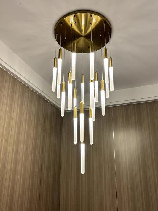 Modern Cylindrical LED Pendant Light for Dining Rooms