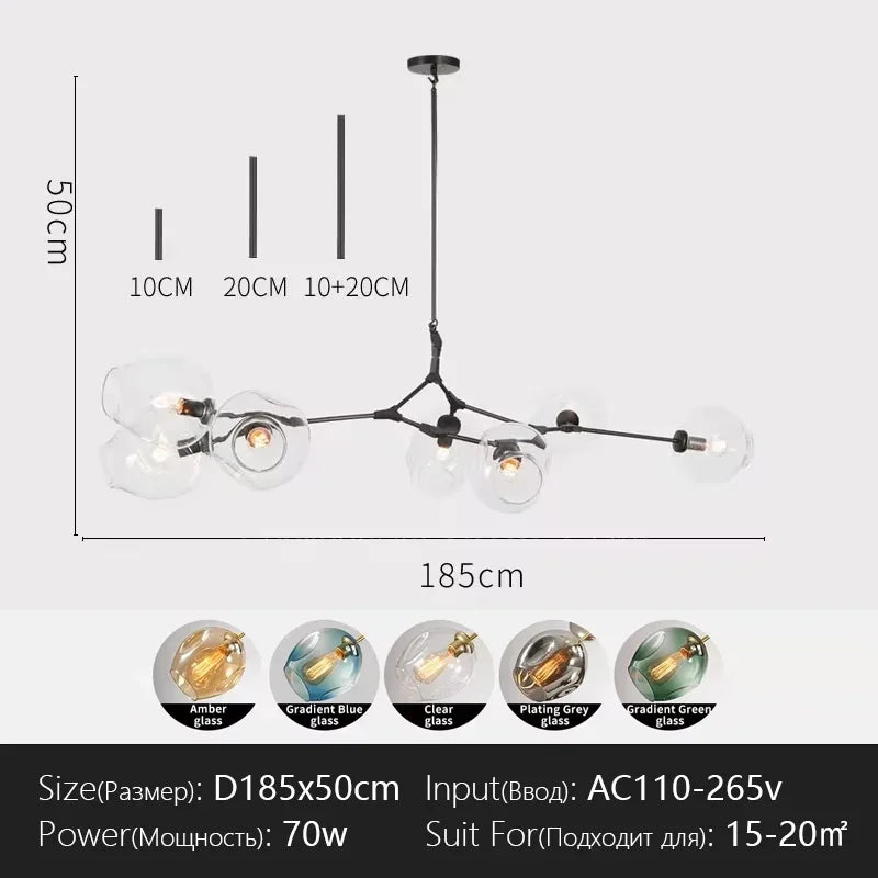 Modern Branch Pendant LED Ceiling Chandelier
