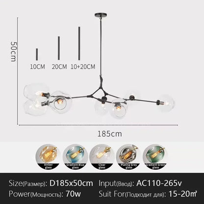 Modern Branch Pendant LED Ceiling Chandelier