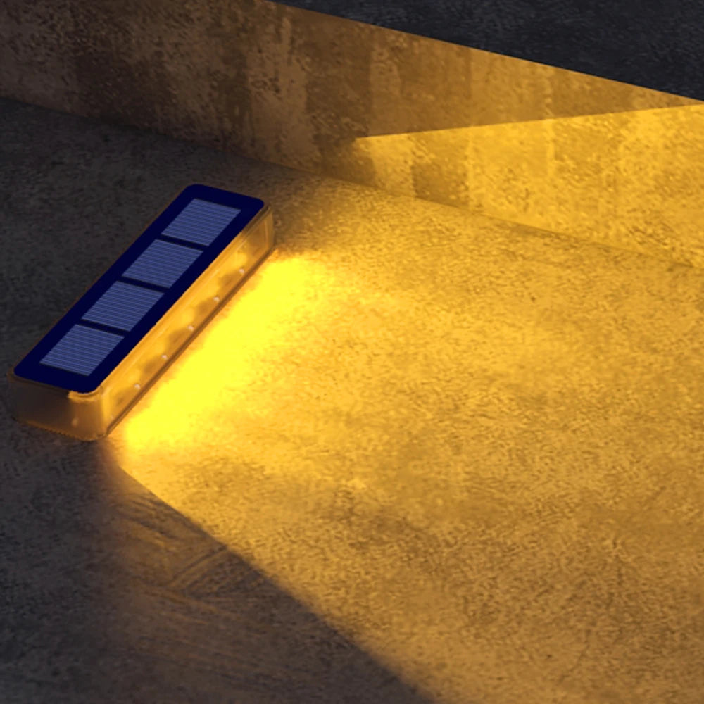 Solar LED Deck Step Lights for Outdoor Stairs