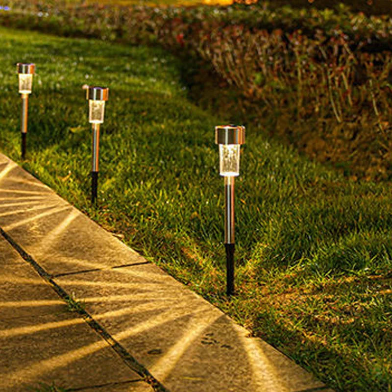 Solar Ground Stake Lights for Garden Pathways