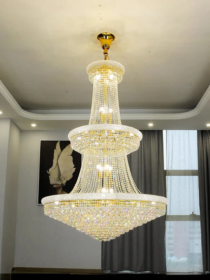 Luxury Crystal Chandelier for Villas and Staircases