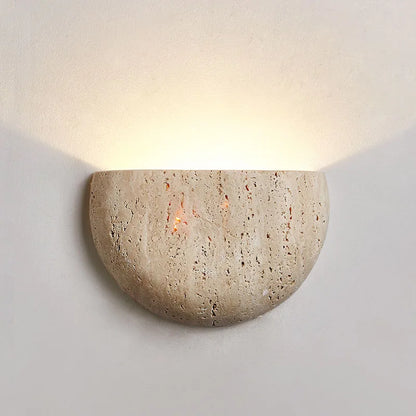 Wabi Sabi Stone Wall Lamp Bedroom Living Room Sconce