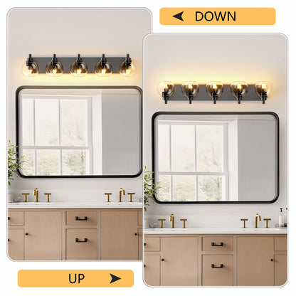 Modern Globe Vanity Light for Bathroom Mirrors
