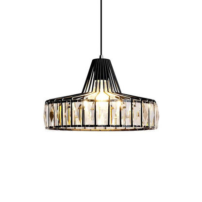 Nordic Crystal Pendant Light Kitchen Island Dining Room Lamp