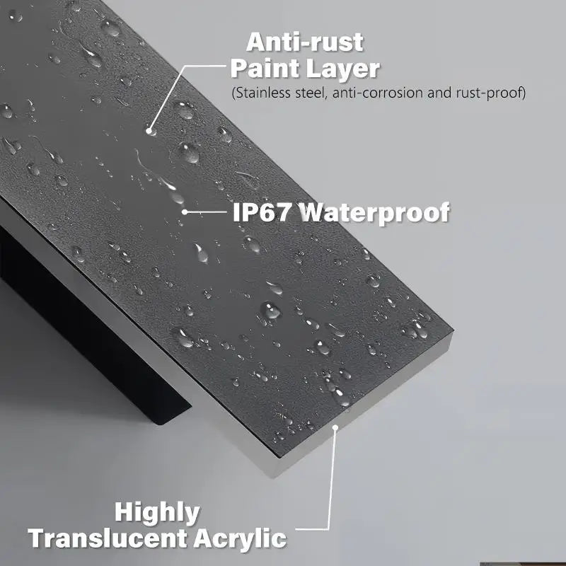 Waterproof LED Linear Outdoor Wall Light