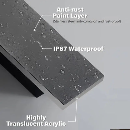 Waterproof LED Linear Outdoor Wall Light