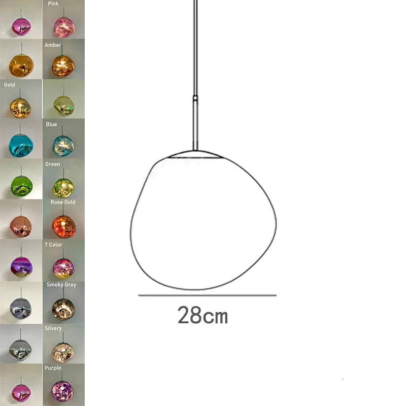 Nordic Lava LED Pendant Kitchen and Living Room Ceiling Lamp