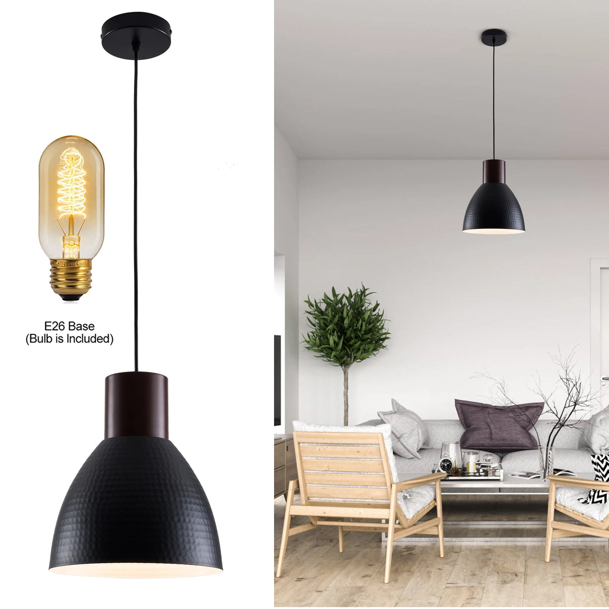 Nordic Minimalist Chandelier Modern Kitchen Bedroom Ceiling Light