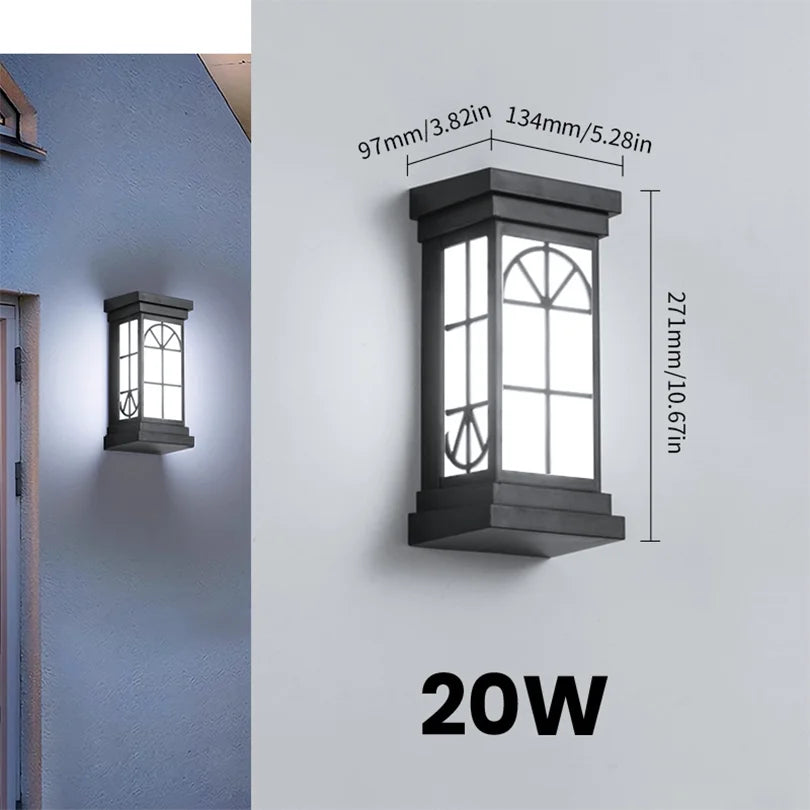 Motion Sensor Outdoor Wall Light with Waterproof Design