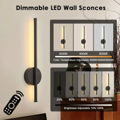 Magnetic Rechargeable LED Wall Lamp Modern Wireless Light