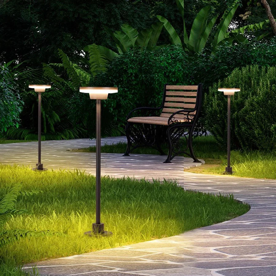 Modern Outdoor LED Bollard Light for Garden Paths