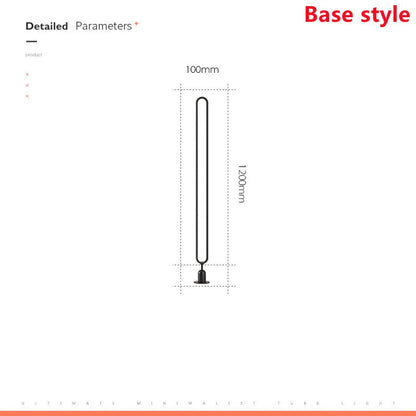Minimalist Outdoor LED Lawn Lamp for Garden Pathways