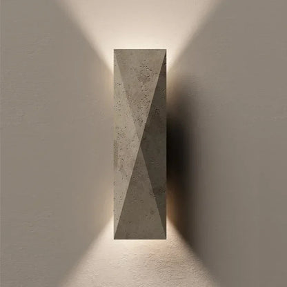 Japanese Travertine Stone Wall Light for Cozy Interiors