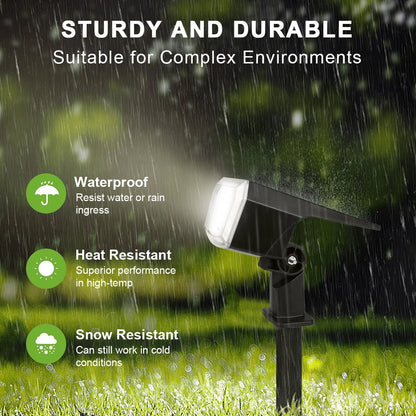 Solar LED Garden Spotlight for Landscaping