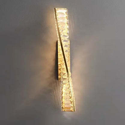 Luxury Crystal LED Wall Lamp for Hallways and Bedrooms