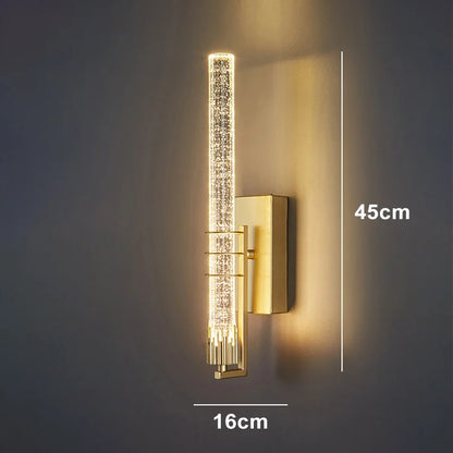 Bubble Crystal Wall Lamp for Luxury Interiors