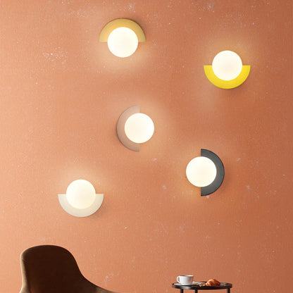 Modern Globe Wall Sconce for Bedrooms and Hallways