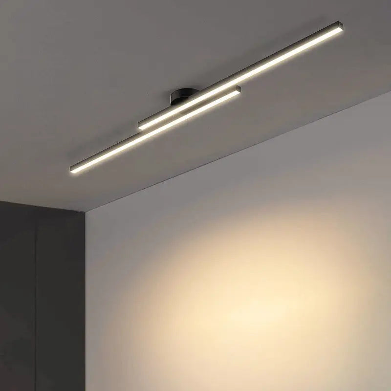 Long Aluminum LED Ceiling Light Modern Hallway Balcony Lighting
