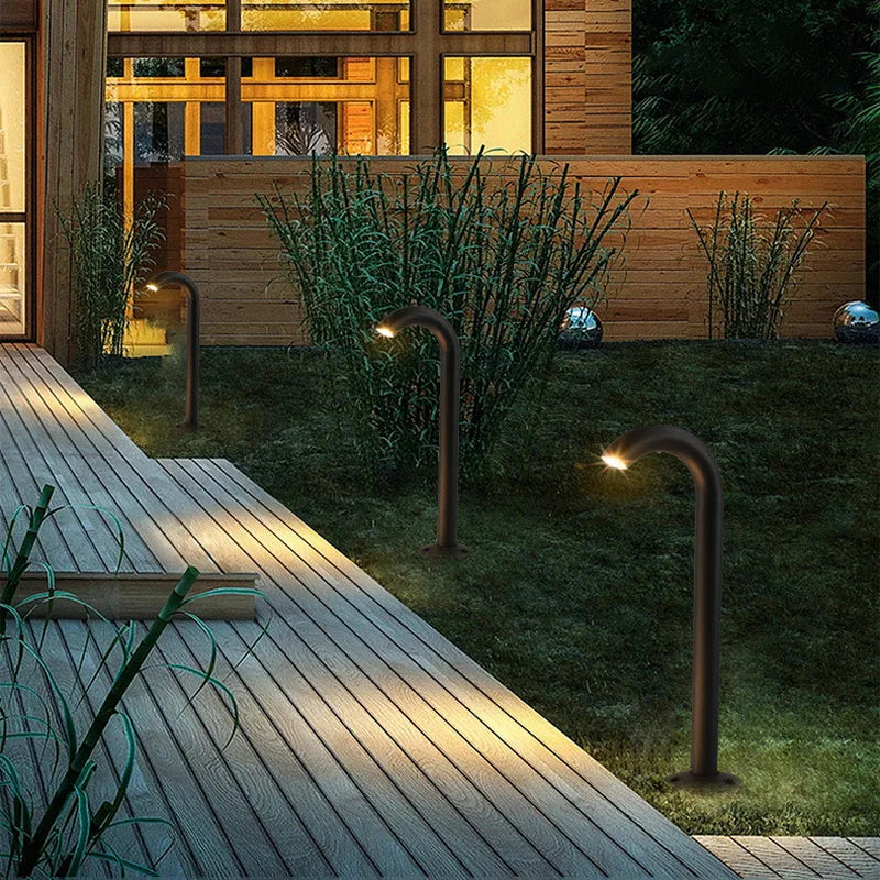 Modern Waterproof LED Bollard Light for Outdoor Paths