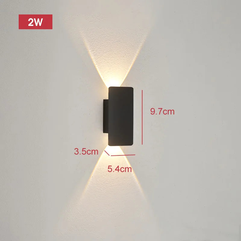 Outdoor LED Wall Lamp 18W Waterproof Bedroom and Exterior Light