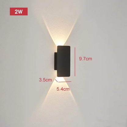 Outdoor LED Wall Lamp 18W Waterproof Bedroom and Exterior Light