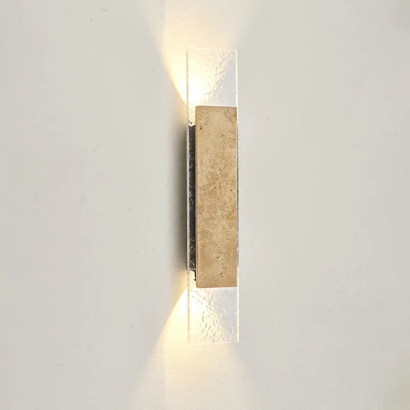 Natural Stone Outdoor LED Wall Sconce for Modern Homes