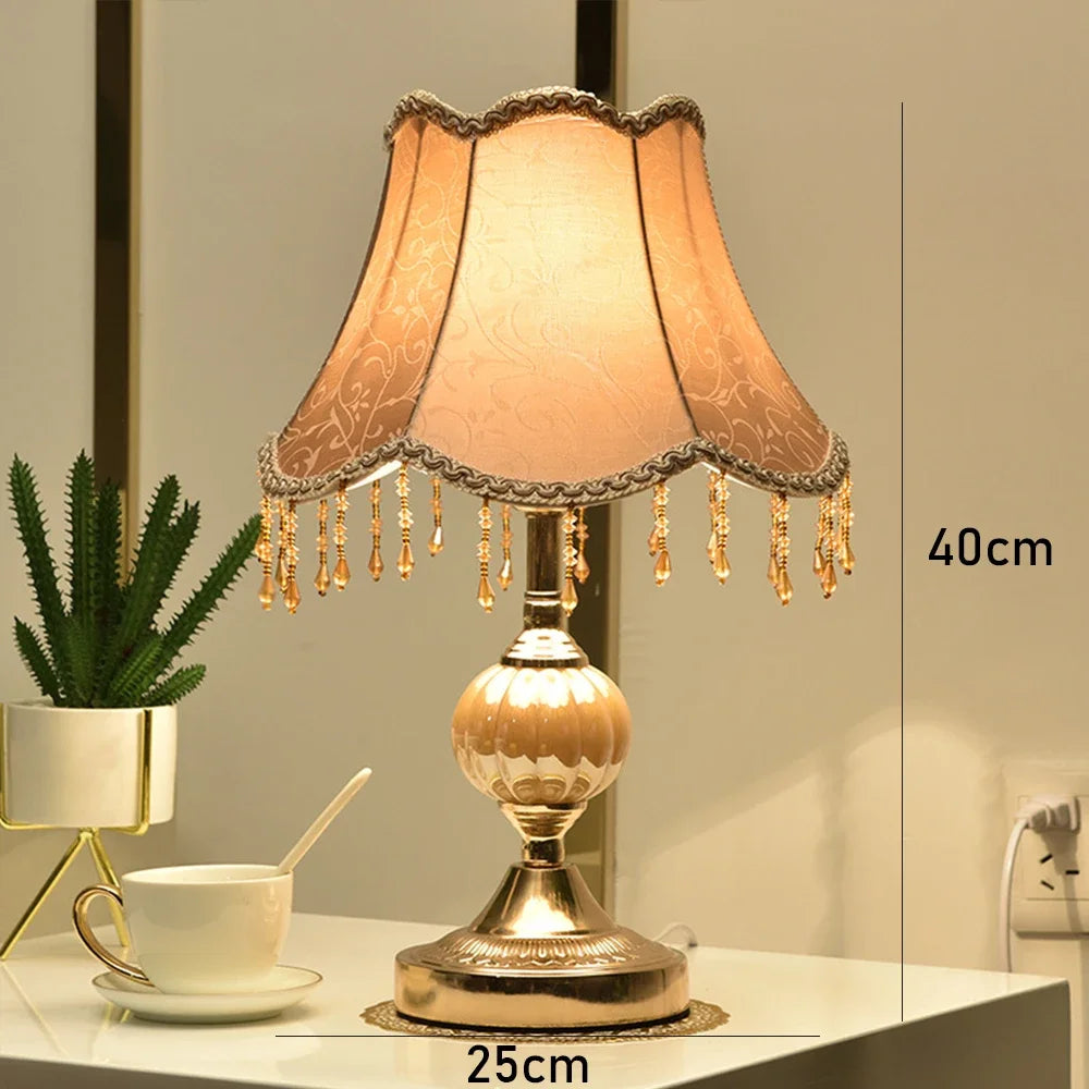 Classical Touch Bedside Table Lamp for Cozy Lighting