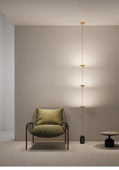 Luxury Minimalist Floor Lamp – Modern Black Ambient Lighting for Living Room