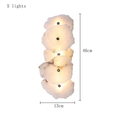 Luxury Marble Stone Wall Lamp for Modern Interiors