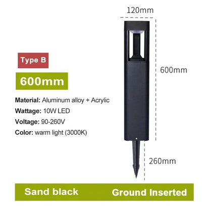 Modern LED Landscape Bollard Light for Garden Paths