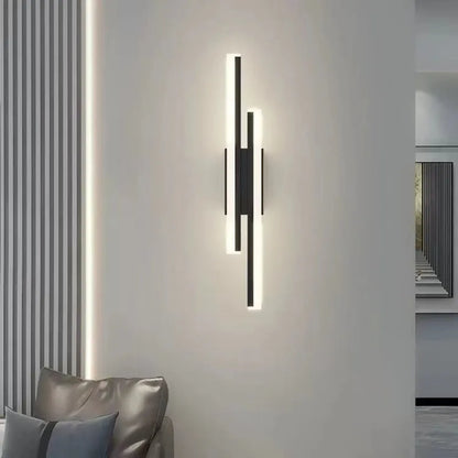 LED Bedroom Wall Sconce Copper Acrylic Living Room Lamp