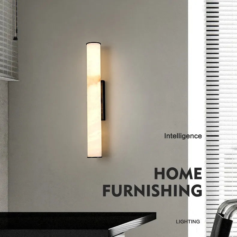 Luxury Marble Texture Wall Lamp for Modern Interiors
