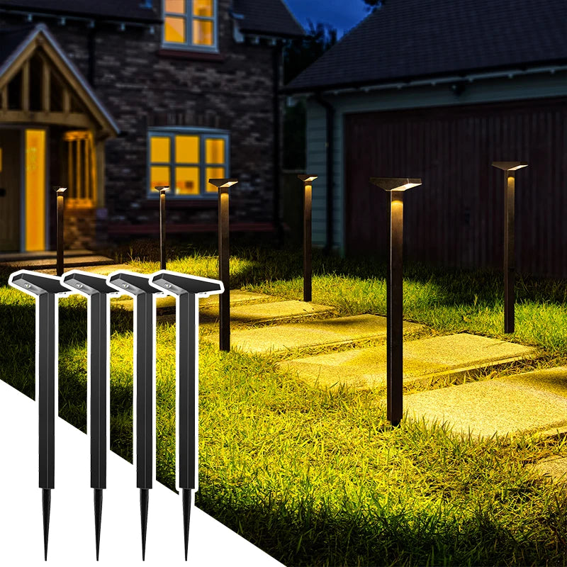 Solar Ground Lights for Garden and Pathway Decor