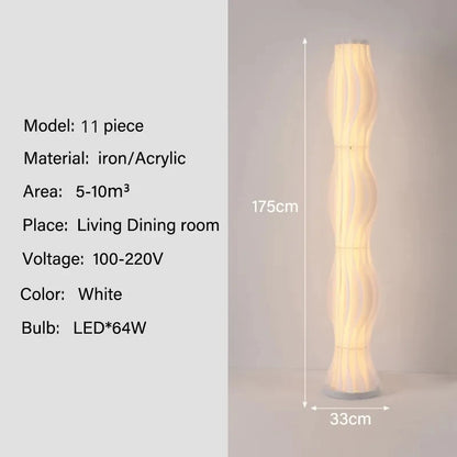 Nordic Grass Skirt Floor Lamp for Bedroom Decor