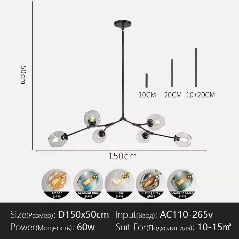 Modern Branch Pendant LED Ceiling Chandelier