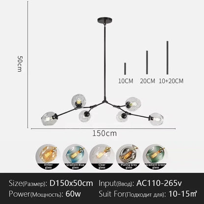 Modern Branch Pendant LED Ceiling Chandelier