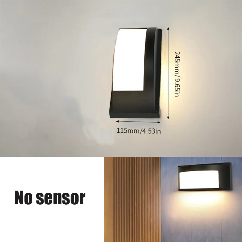 IP66 Motion Sensor Outdoor Wall Light for Porches