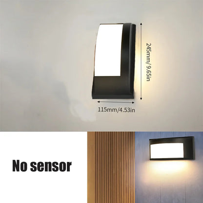 IP66 Motion Sensor Outdoor Wall Light for Porches