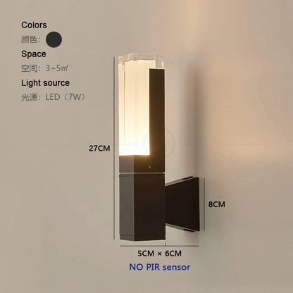 Motion Sensor Outdoor LED Wall Light for Home Security