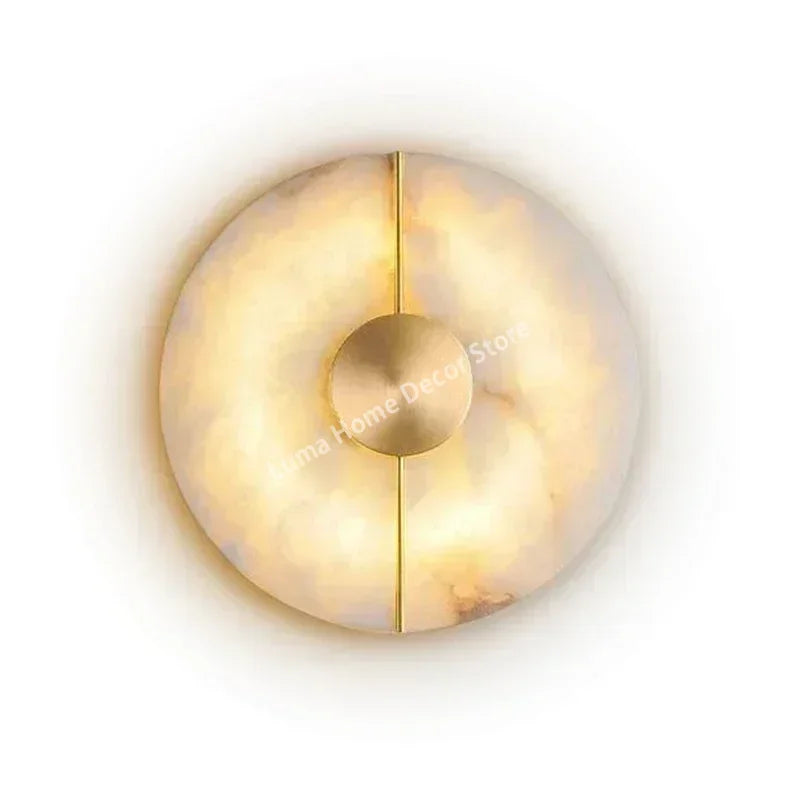 Luxury Marble Wall Sconce for Modern Bedrooms