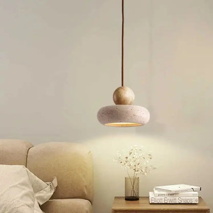Vintage Agate Pendant Light Bedroom Restaurant Dining Lamp