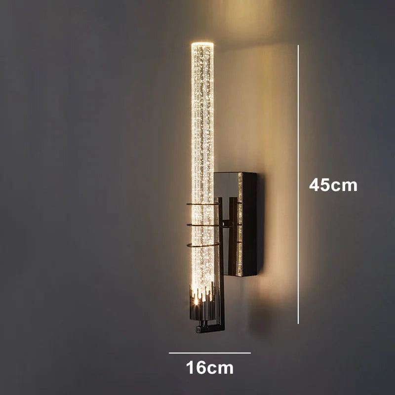 Bubble Crystal Wall Lamp for Luxury Interiors