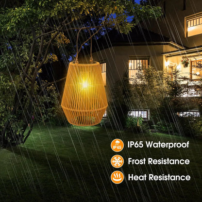 Solar Hanging Lanterns for Patio and Garden Decor