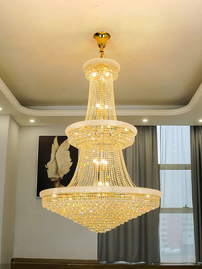 Luxury Crystal Chandelier for Villas and Staircases