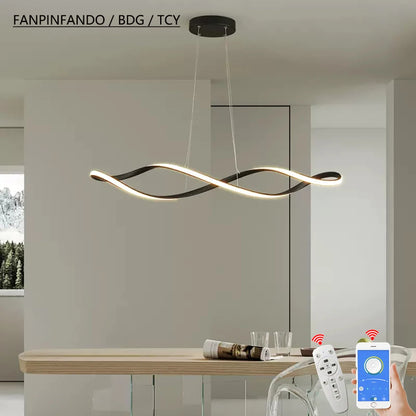 Modern LED Pendant Ceiling Dimmable Adjustable Kitchen Dining Light