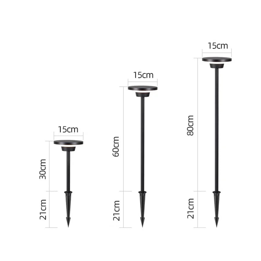 Modern Outdoor LED Bollard Light for Garden Paths