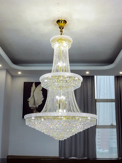 Luxury Crystal Chandelier for Villas and Staircases