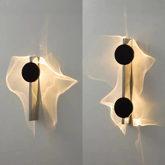 Modern Corrugated LED Wall Lamp for Ambient Lighting